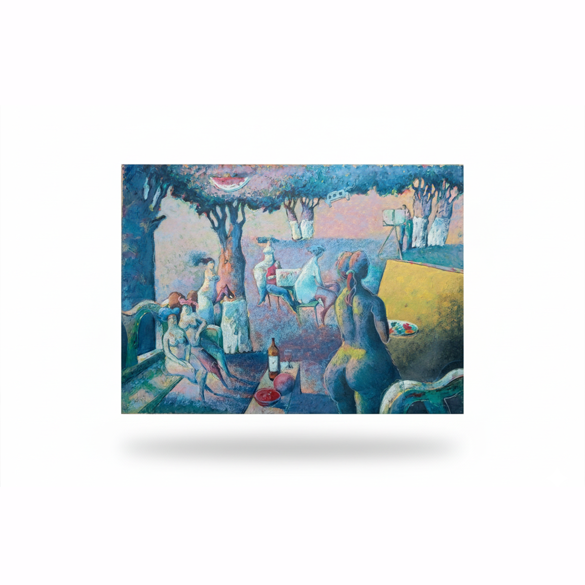 La modelo del Parque